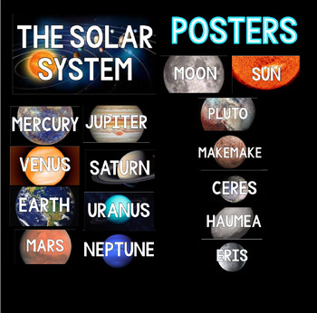 Preview of The Planets: Posters
