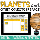 The Planets and Objects in Space Digital Activities (Googl