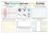 The Planets of our Solar System - Large Puzzle Sheet