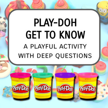 Preview of The Play-Doh Getting to Know You Activity for ALL AGES First Day, Enriching, Fun