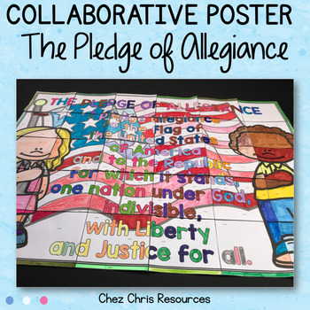 Preview of The Pledge of Allegiance Collaborative Poster