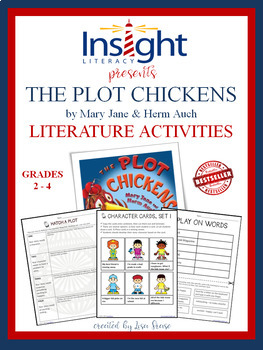 Preview of The Plot Chickens by Mary Jane and Herm Auch Literature Activities