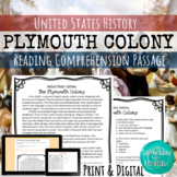 The Plymouth Colony and the First Thanksgiving Reading Com