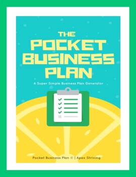Preview of The Pocket Business Plan: A Super Simple Business Plan Generator for Kids