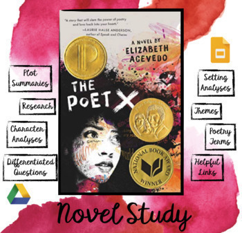 Preview of The Poet X by Elizabeth Acevedo - Complete Novel Study