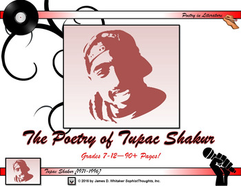 Preview of Poetry of Tupac Shakur Unit Study
