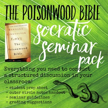 poisonwood bible socratic seminar questions