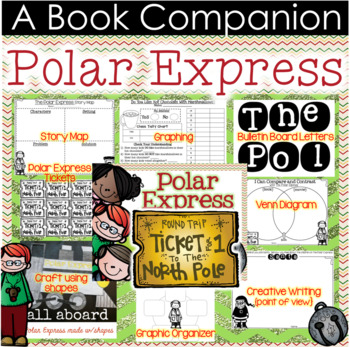 Preview of The Polar Express {A Book Companion, Craft, and Activities for Christmas}