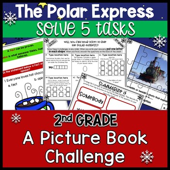 Preview of The Polar Express - A Picture Book Challenge - 2nd Grade
