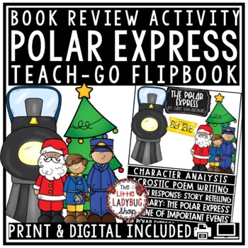 Preview of The Polar Express Activities, Christmas Reading Book Review Report Template
