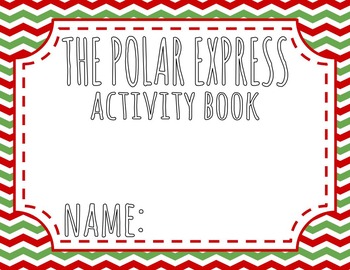 Preview of The Polar Express Christmas Activity Book