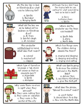 The Polar Express Comprehension Pack! by Beach Bum Literacy Chick