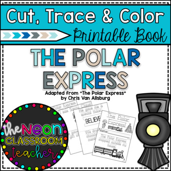 Preview of "The Polar Express" Cut, Trace and Color Printable Book!