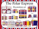 The Polar Express (Decoration set) blue, red, yellow