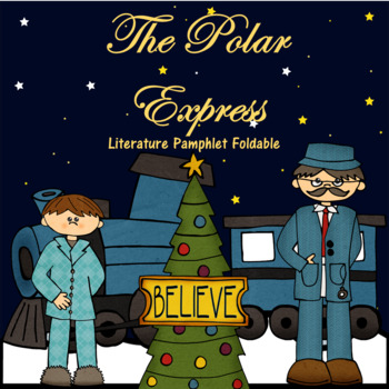 Preview of The Polar Express Literature Pamphlet Foldable Activity