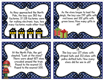 The Polar Express Math Task Cards By Classroom 