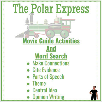 Preview of The Polar Express Movie Guide and Word Search- Christmas
