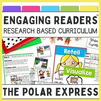 Preview of The Polar Express Read Aloud Lessons, Craft and Reading Comprehension Activities