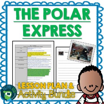 Preview of The Polar Express by Chris Van Allsburg Lesson Plan and Activities