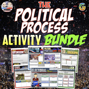 Preview of The Political Process | Digital Learning | Activity Bundle