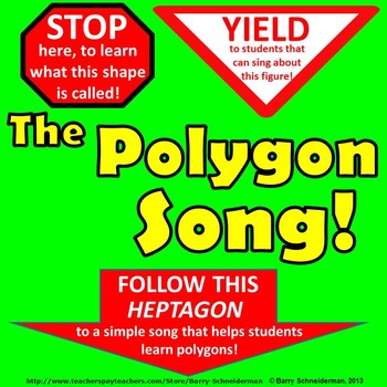 Preview of The Polygon Song (Classifying Polygons)