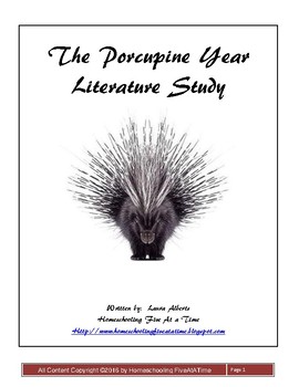 Preview of The Porcupine Year Literature Study