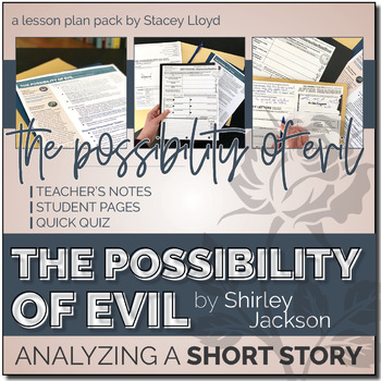 Preview of The Possibility of Evil by Shirley Jackson: SHORT STORY ANALYSIS