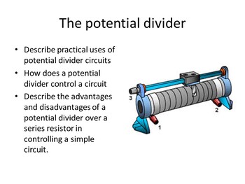 Preview of The Potential Divider - IB Physics Topic 5
