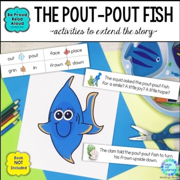 Preview of The Pout Pout Fish Read Aloud Activities and Worksheets - Companion Lesson