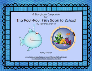 Preview of The Pout-Pout Fish Goes to School Storybook Companion