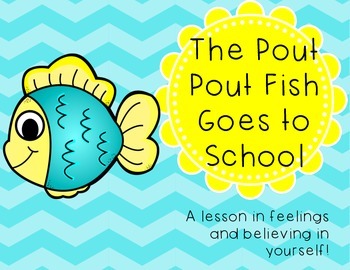 Preview of The Pout Pout Fish Goes to School Writing Activity