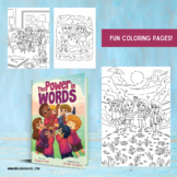 The Power in Words Coloring Pages