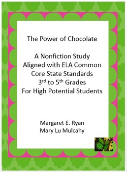 Preview of The Power of Chocolate: A Non-Fiction Study