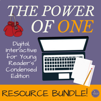 Preview of The Power of One by Bryce Courtenay Digital Google Slides YA Novel Study Bundle