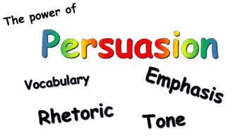 Preview of The Power of Persuasion - Persuasive Language