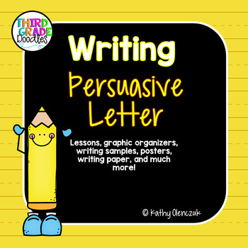 Preview of Persuasive Letter Writing -- CCSS Opinion Writing