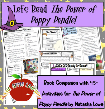 Preview of The Power of Poppy Pendle Book Companion and Novel Study