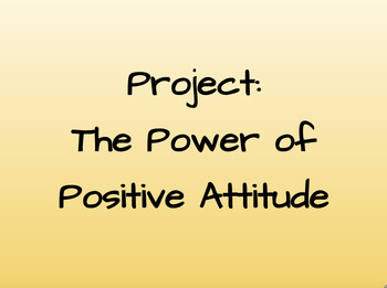 Preview of The Power of Positive Attitude