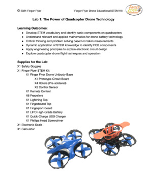 Preview of The Power of Quadcopter Drone Technology - Educational Drone STEM Kit