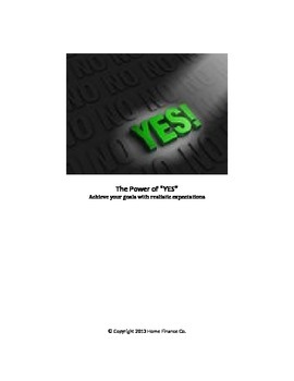 Preview of The Power of Yes