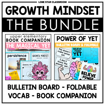 Preview of The Power of Yet BUNDLE - Growth Mindset