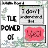 The Power of Yet Bulletin Board/Wall Display-Modern Farmho