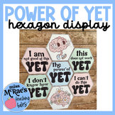 The Power of Yet Display | Classroom Posters | Growth Mind