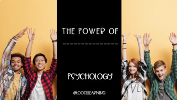 Preview of The Power of Social Psychology (Psychology Elective)