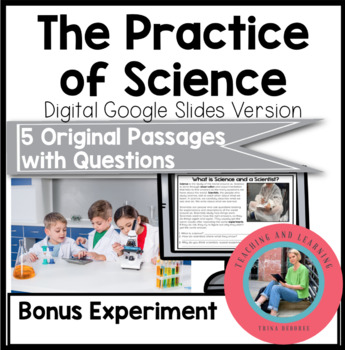 Preview of The Practice of Science Reading Comprehension Passages and Questions Science