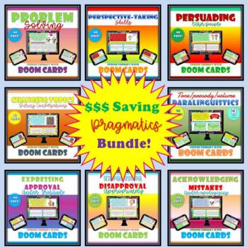 Preview of The Pragmatics Bundle: Boom Cards