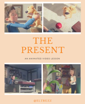 Preview of The Present: A video lesson. Disability. ELA. ESL. EFL. Writing. Story. Comic
