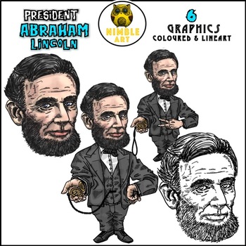 Preview of President Clipart - Abraham Lincoln