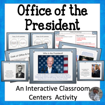 Preview of The Presidents Centers or Small Group Activity - Great for President's Day!