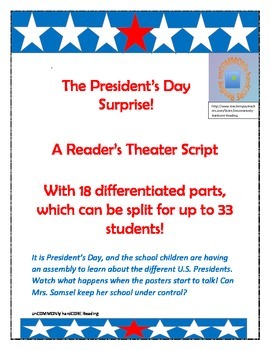 Preview of The President's Day Surprise! A Reader's Theater Script